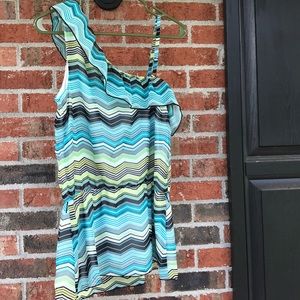 5/$20 Spaghetti strap, bright colors blouse